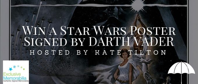 Win a Star Wars Poster Signed by DARTH VADER